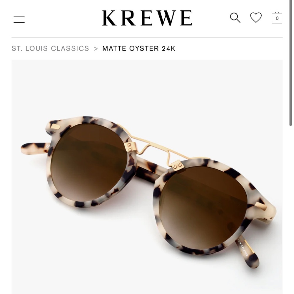 Krewe St Louis Classics Matte Oyster 24k